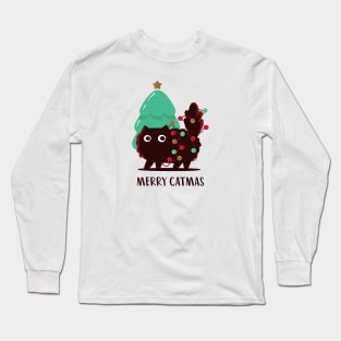 Merry catmas Long Sleeve T-Shirt